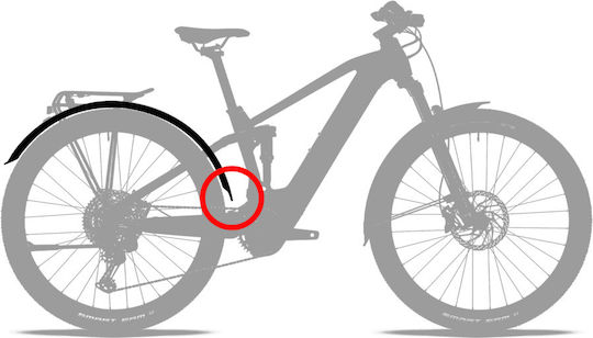 CUBE 75 29" 93377 Fahrrad-Schutzbleche Mountain Satz