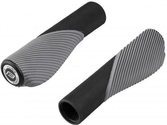 Force Bow 382161 Anatomic Bicycle Handlebar Grips in Gray Color