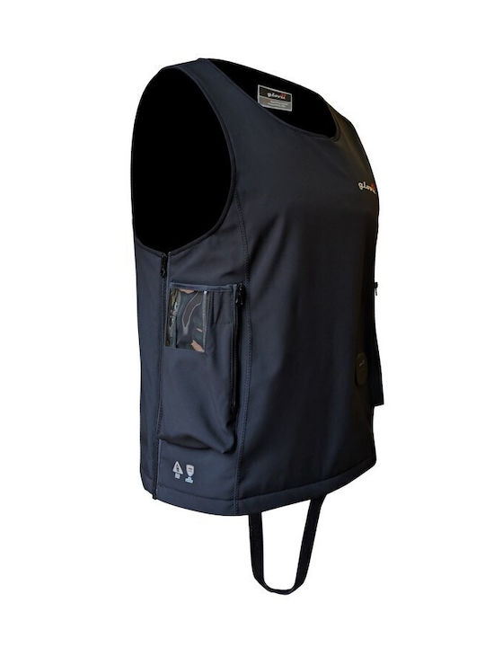 Glovii Arbeitsweste Softshell Schwarz
