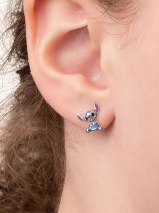 Kritsimis Lilo Stitch Hypoallergenic Kids Stud Earrings Made of Silver