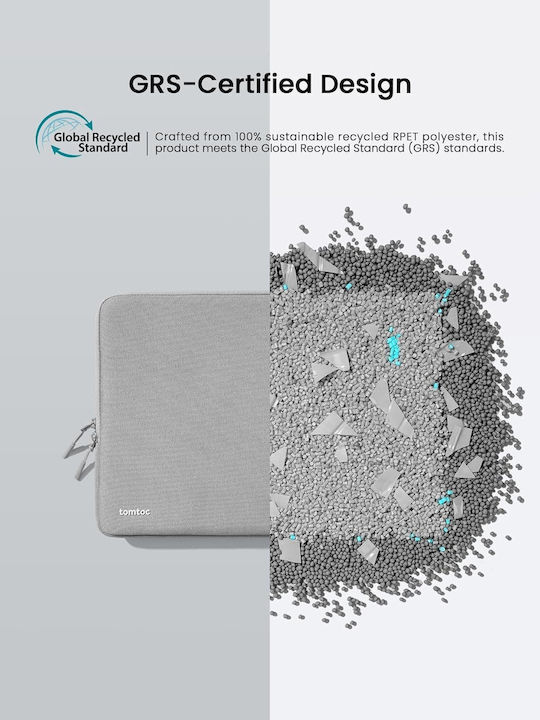 tomtoc Tasche Fall für Laptop 14" in Gray Farbe A13D2G2