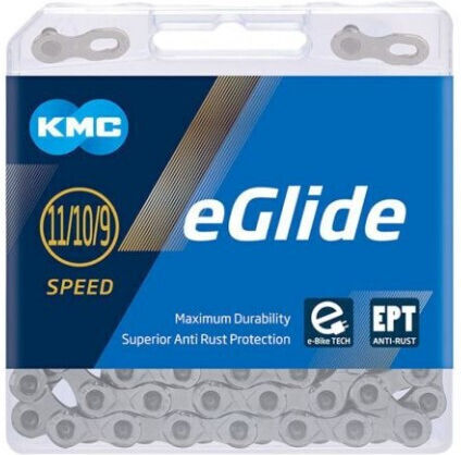 Kmc Bicycle Chain E-glide Ept Long Cues 132 Links Begliep32
