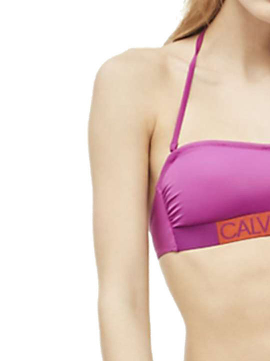 Sports Bra Bikini Top Fuchsia