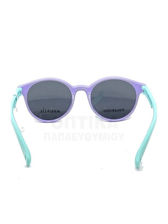 Marasil Παιδικά Γυαλιά Ηλίου με Polarized Φακό Μωβ