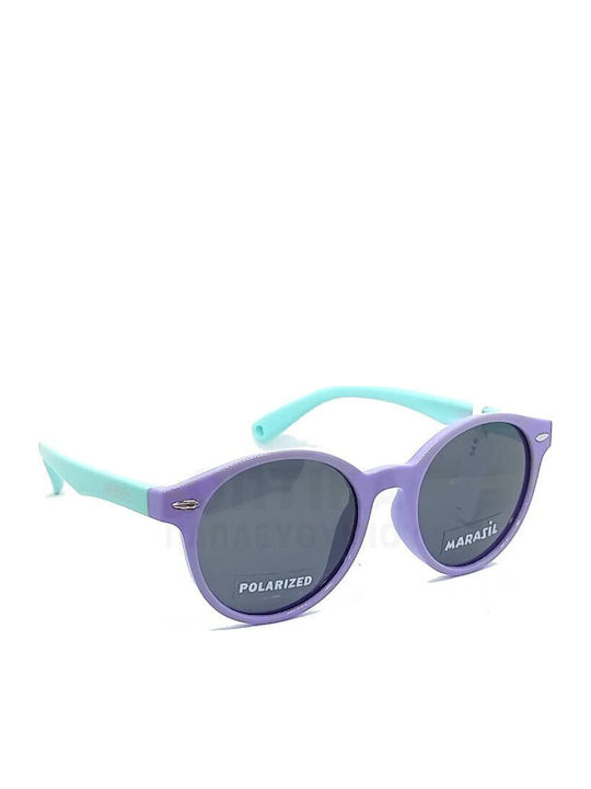 Marasil Παιδικά Γυαλιά Ηλίου με Polarized Φακό Μωβ