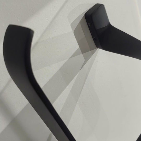 Inter Ceramic Rail Баня Единична Подов с винтове Черен