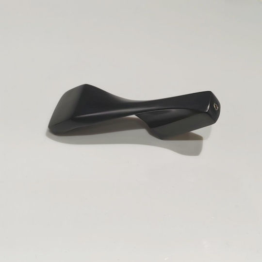 Inter Ceramic Cârlig de Baie Simplu cu șuruburi Negru