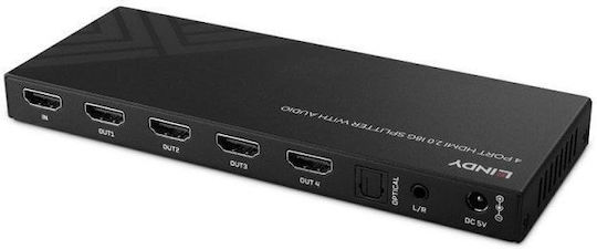 Lindy Hdmi 8k60 4-port Splitter Switch