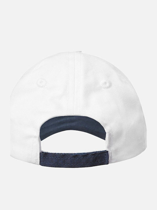 Mayoral Kids' Hat Jockey Sport Chic White Mayoral Kids' Hat Jockey Sport Chic White