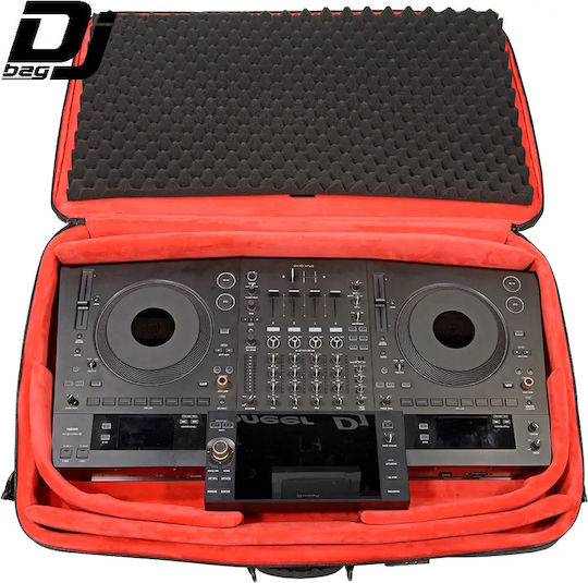Djbag Backpack Bag Extra Large 4 Chaneel Dj Controller Wheels Pioneerdj Opus-quad Xdj Xz Rx3 Rx2 Alphatheta Xdj-az Rane Four Performer Denondj Prime4 Sc Live4 Sclive2 Roland 808