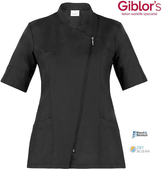 Giblor's Γυναικείο Ιατρικό Σακάκι Μαύρο