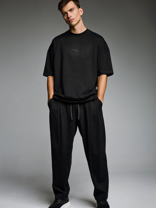 Short Sleeve Black Blouse