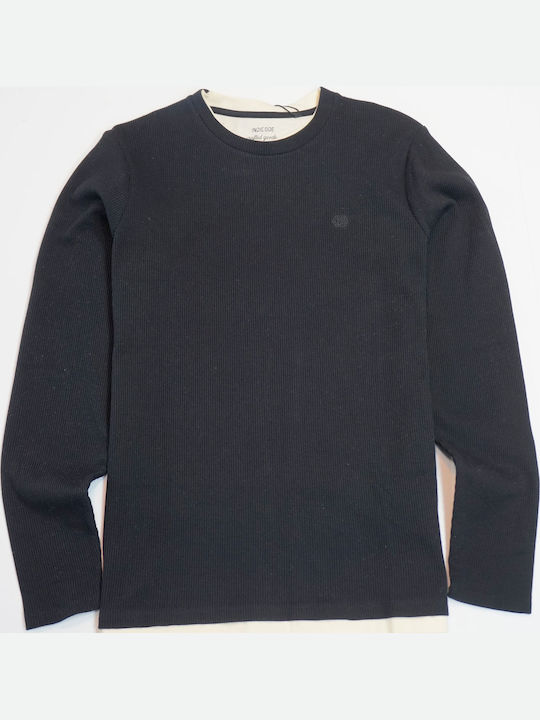 Long Sleeve Blouse Black
