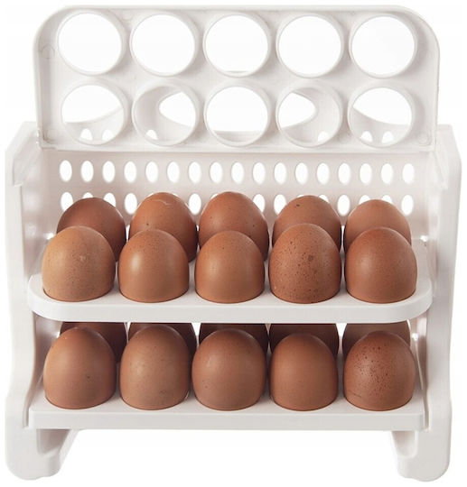 Orion Eierfächer Kühlschrank-Organisatoren für 30 Eier 28x10x22.5cm