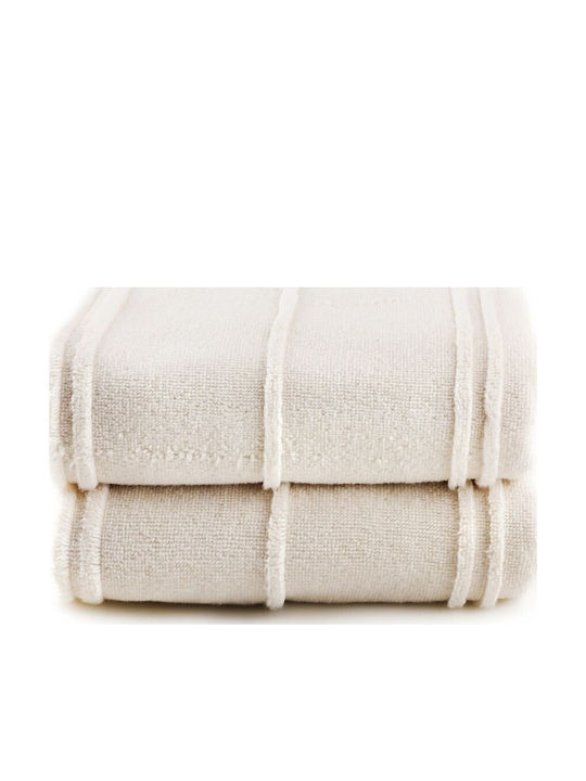 Hobby Home Pânză De Față Arden 50x90cm Cappuccino 2 Bucăți Greutate 450gsm