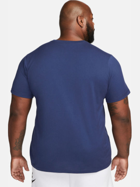 Just Do It Athletic T-shirt Navy Blue