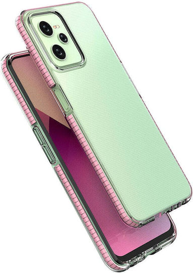 HQWear Umschlag Rückseite Silikon 1mm Rosa (Realme C35)