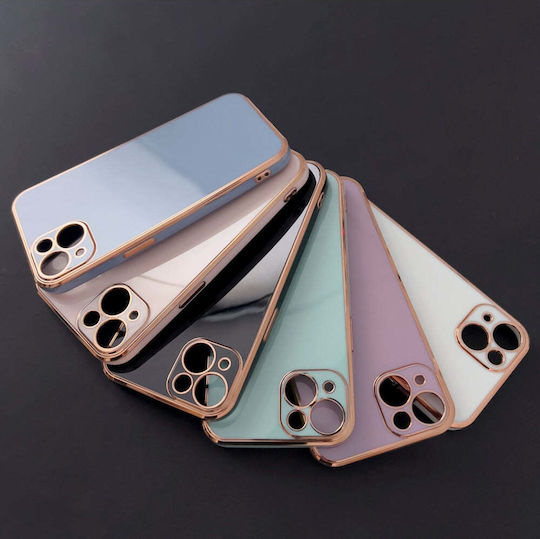 HQWear Umschlag Rückseite Silikon Gold (iPhone 13 Pro)