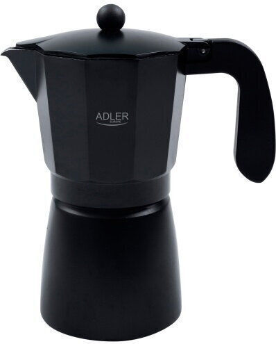 Adler Electric Stovetop Espresso Pot 9 Cups Black