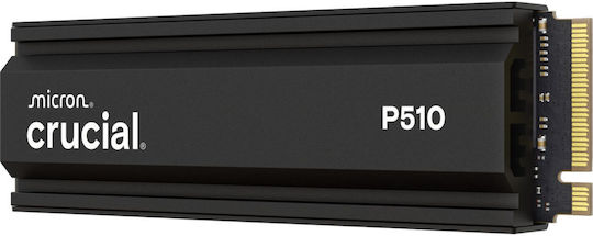 Crucial P510 Gen5 SSD 1TB Тип M.2 с PCI Express 5.0 и Охладител CT1000P510SSD5