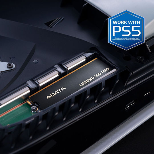 Adata Legend 900 Pro SSD 2TB Тип M.2 с Връзка PCI Express 4.0 Съвместим с PlayStation 5 SLEG-900P-2TCS