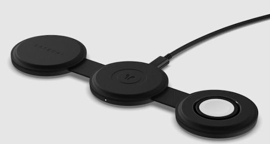 Satechi Ασύρματος Φορτιστής (Qi Pad) 15W Μαύρος (OntheGo)