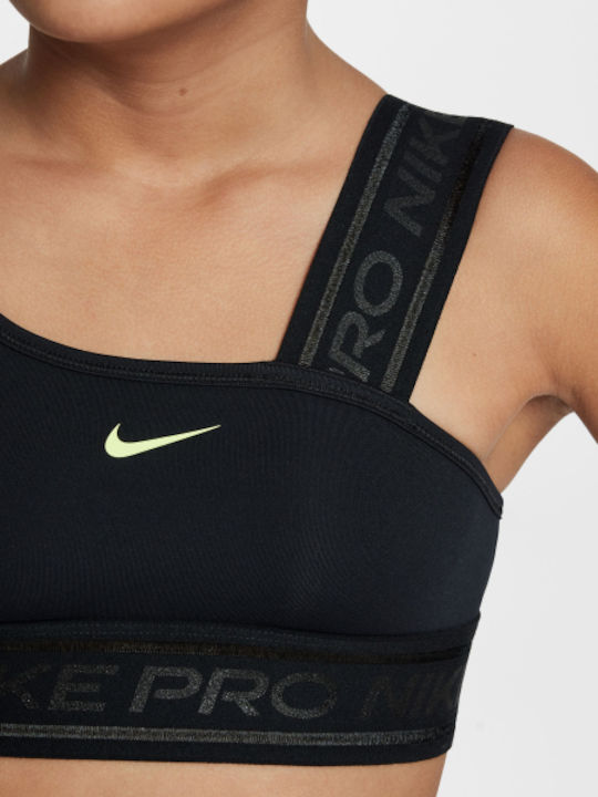 Nike Pro Swoosh Παιδικό Μπουστάκι Μαύρο
