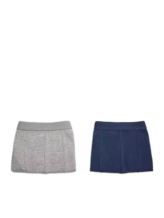 Ysabel Mora Set of Kids' Boxers Grey-dark Blue