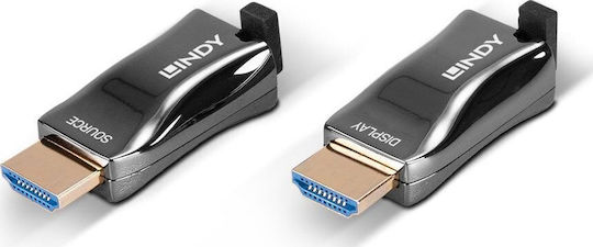 Επέκταση Συστήματος Μετάδοσης Σήματος Av Lindy Lindy 300m Hdmi 4k60 Fiber Optic Dongle