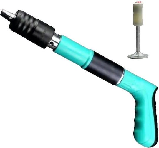 Mini Pistol de Bătut Cuie din Oțel cu Putere Reglabilă Izolație Fonă Excelentă Verde 100 Bucăți Cuie