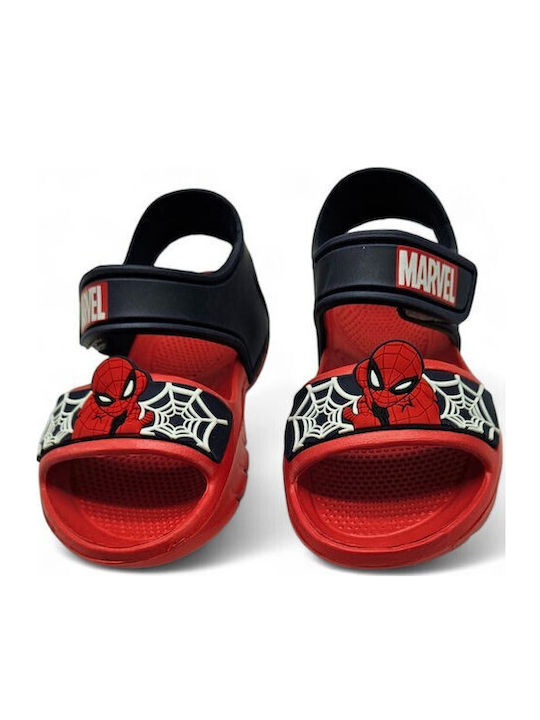 Spiderman Παιδικά Παπουτσάκια Θαλάσσης Κόκκινα