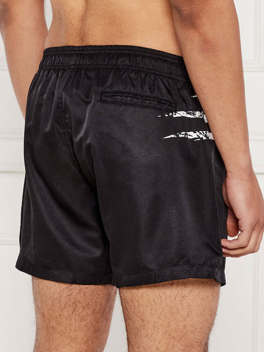 Plein Sport Costume De Baie Bărbați Bermude Negru Plein Sport Costume De Baie Bărbați Bermude Negru
