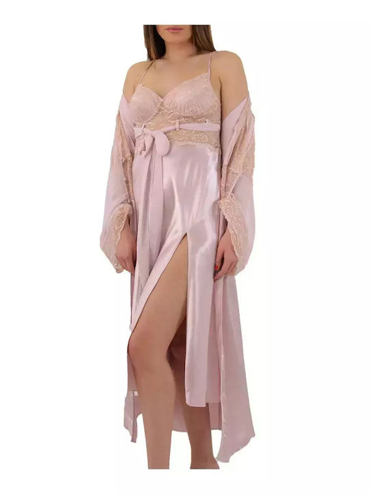 FMS Sommer Braut Damen Robe mit Nachthemd Rotten Apple