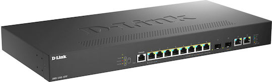 D-Link DMS-1250-12TP/E Управление на L2 PoE Switch с 8 Портове Ethernet