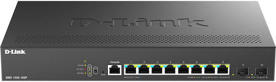 D-Link DMS-1250-10SP/E Managed L2 PoE Switch με 8 Θύρες Ethernet και 2 SFP Θύρες