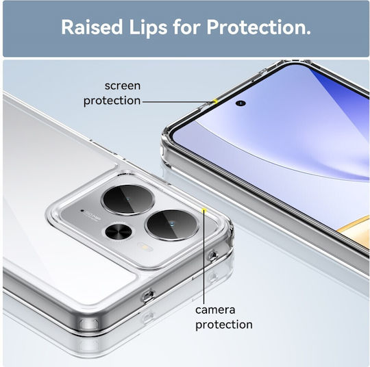 Acrylic Back Cover Plastic Transparent (Xiaomi 14TRealme 14T)