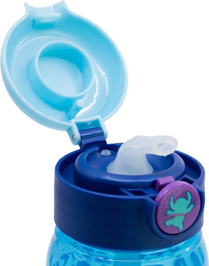 Stor Sticlă Plastică Sticle Pentru Copii Lilo & Stitch Cu Pai 510ml