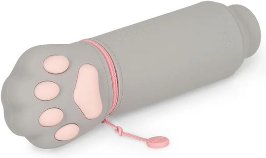 Legami Milano Pencil Case Silicone Barrel Gray