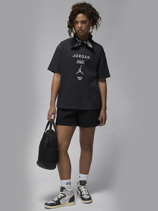 Women's Athletic Oversized T-shirt Black