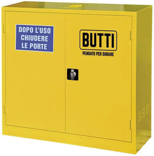 Butti Metallic Storage Cupboard 100x46x100cm