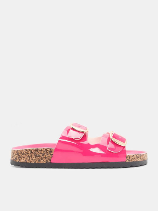 Γυναικεία Σανδάλια Flatforms Φούξια