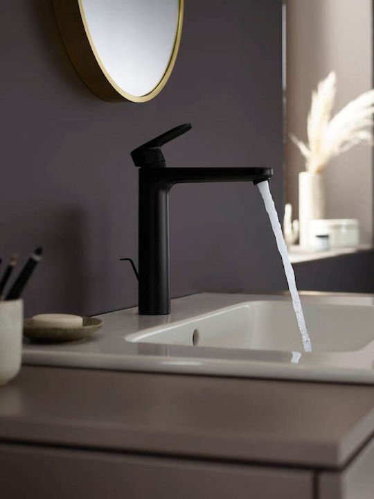 Hansgrohe Vernis Αναμεικτική Μπαταρία Νιπτήρα Μαύρη