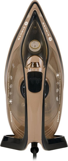 Singer Steam Iron 2800W with Ceramic Plate and Continuous Steam Supply 30g/min