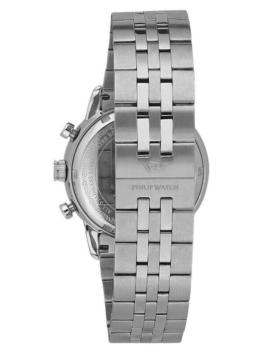 Philip Watch Men's Watch Automatic with Silver Metal Bracelet
