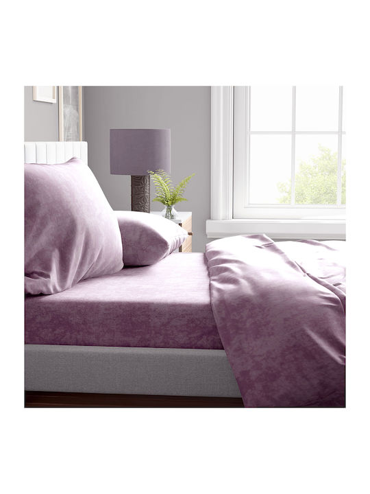 Dimcol Bettbezug Übergröße 220x240 Shadow 25 Light Purple