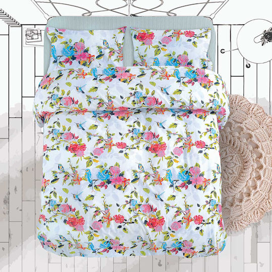 Makis Tselios Home Σετ Υπέρδιπλη 240x240cm Πολύχρωμη