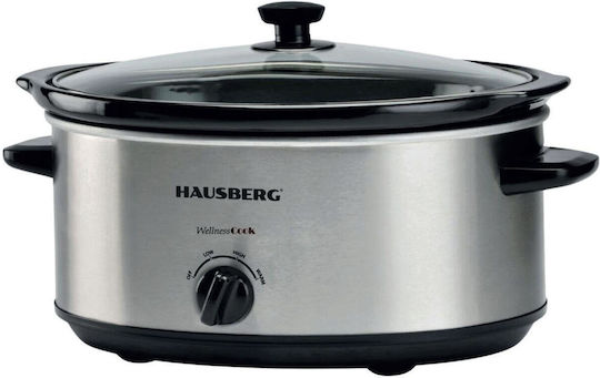 Hausberg Hausberg HB 1301 Бавно Готвещ Уред 320W с Капацитет 6.5л Сив
