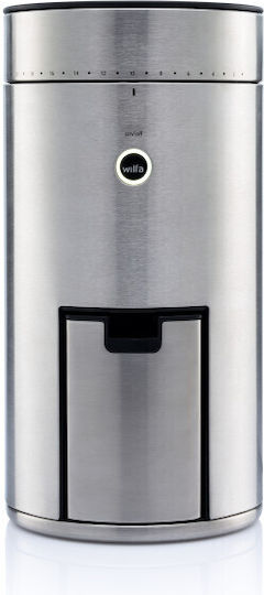 Wilfa Elektrische Kaffeemühle 80W und 41 Mahlstufen Silber