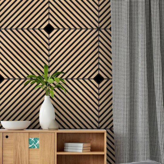 Panouri Decorative 3d Din MDF Cu Filet Cu Adeziv Bej 60x60x2cm Panouri Decorative 3d Din MDF Cu Filet Cu Adeziv Bej 60x60x2cm