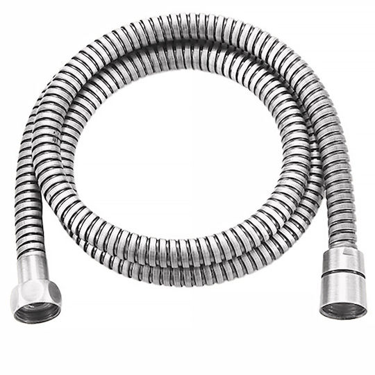 Interflex Metallic Shower Hose Silver 200cm (1/2")